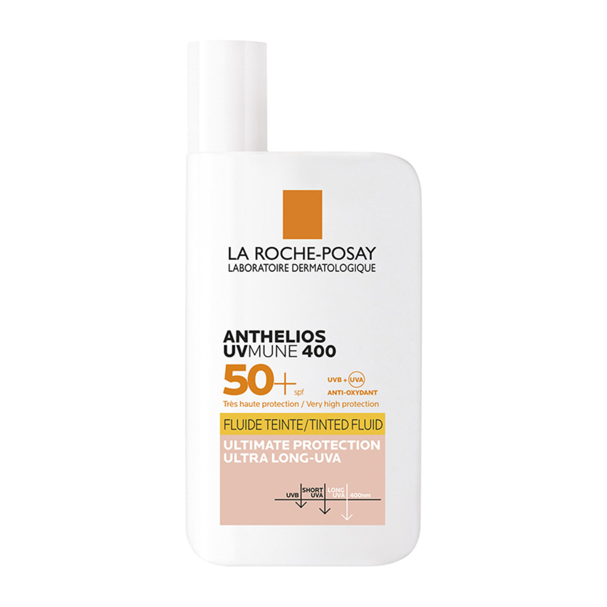 LA ROCHE POSAY ANTHELIOS UVMUNE 400 TINTED FLUID SPF50+ ΑΝΤΗΛΙΑΚΟ ΜΕ ΧΡΩΜΑ 50ml - 